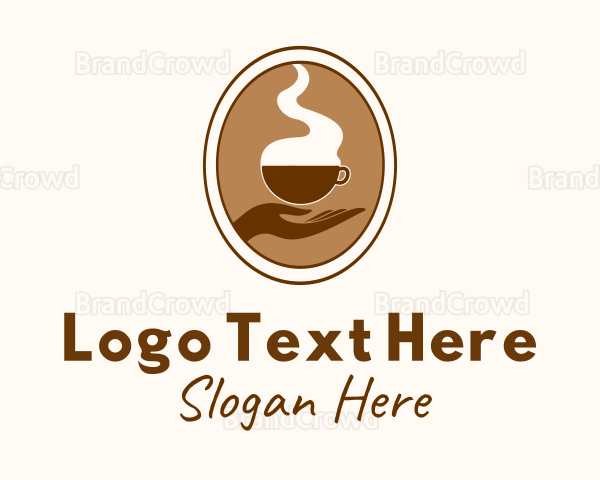 Hand Brewed Coffee Logo
