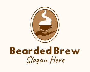 Hand Brewed Coffee logo design