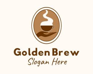 Hand Brewed Coffee logo design