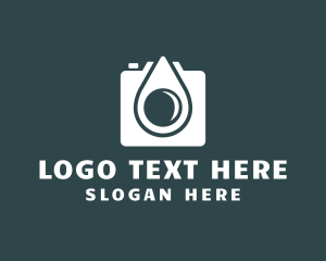 Vlogger - Droplet Camera Photgraphy App logo design