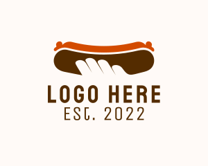 Lunch - Hot Dog Sandwich Buns logo design