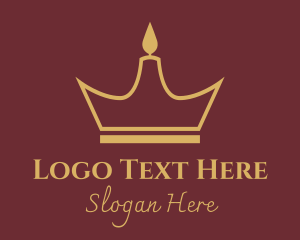 Crown - Crown Candle Light logo design