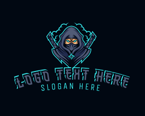 Stream - Ninja Stealth Assassin logo design