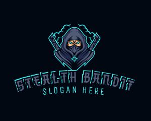 Ninja Stealth Assassin logo design