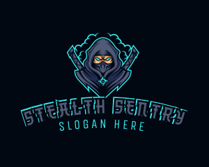 Ninja Stealth Assassin logo design