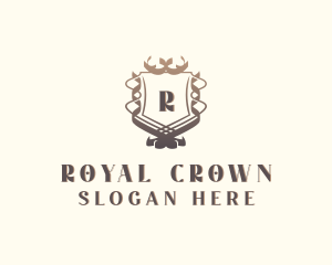 Royal University Wreath logo design