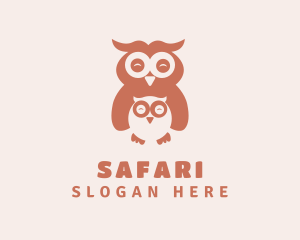 Owlet - Owl & Owlet Aviary logo design