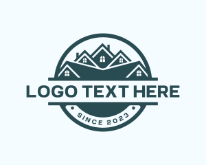 Mortgage - Residential Roofing Property logo design