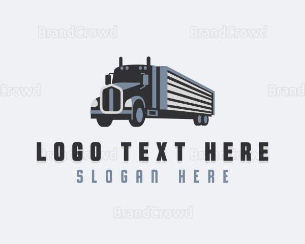 Freight Transportation Truck Logo