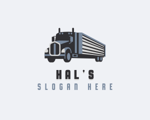 Transportation - Freight Transportation Truck logo design