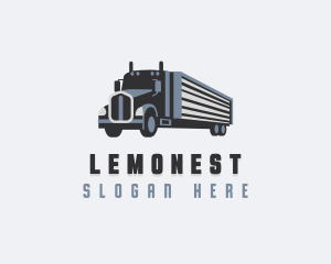 Logistics - Freight Transportation Truck logo design