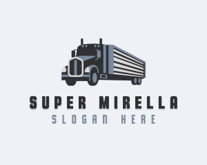Cargo - Freight Transportation Truck logo design