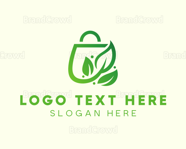 Plant Leaf Bag Logo