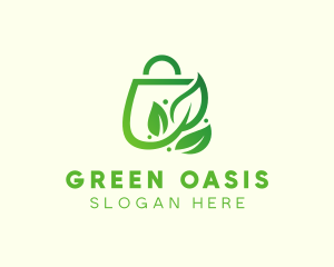 Plant Leaf Bag logo design