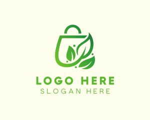 Plant Leaf Bag logo design