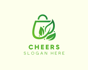 Shopping Bag - Plant Leaf Bag logo design