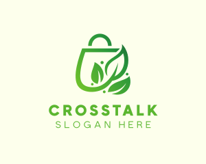 Healthy - Plant Leaf Bag logo design