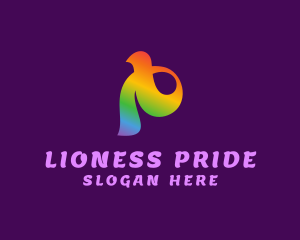 Rainbow Pride Ribbon logo design