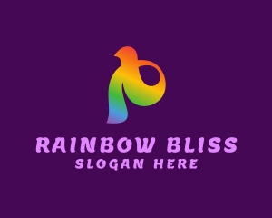 Rainbow Pride Ribbon logo design