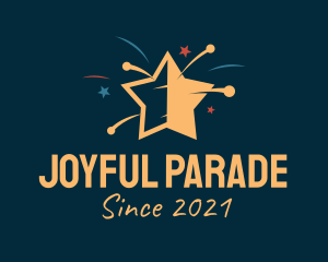 Parade - Star Firework Celebration logo design