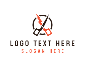 Fast Barber Hairdresser  logo design