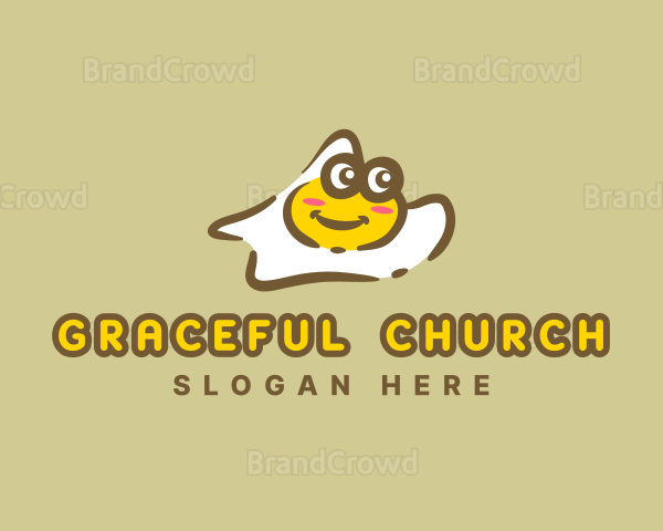 Egg Yolk Breakfast Logo