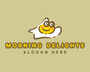 Egg Yolk Breakfast logo design