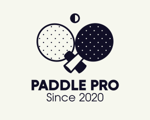 Paddle - Ping Pong Table Tennis logo design