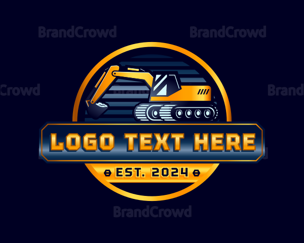 Industrial Excavator Builder Logo