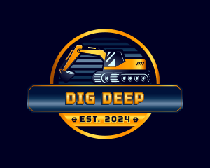 Industrial Excavator Builder logo design