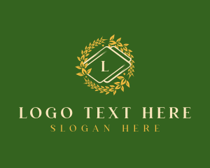 Luxury - Wheat Agriculture Farm logo design