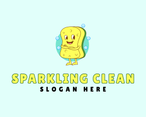 Dishwasher - Squishy Sponge Cleaning logo design