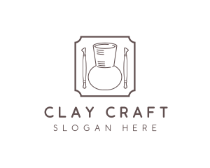 Handicraft Clay Pot logo design