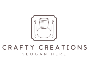 Hobby - Handicraft Clay Pot logo design