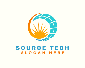 Source - Solar Power Source logo design