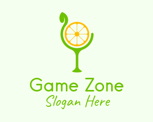 Lemon Slice Goblet Logo