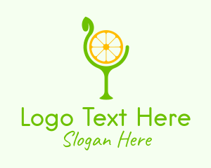 Lemon Slice Goblet Logo