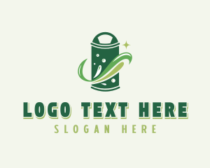 Recycling Bin - Trash Waste Disposal logo design