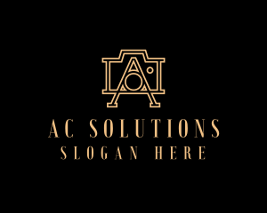 Letter A Photo Studio logo design