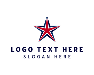 Usa - American Patriot Star logo design