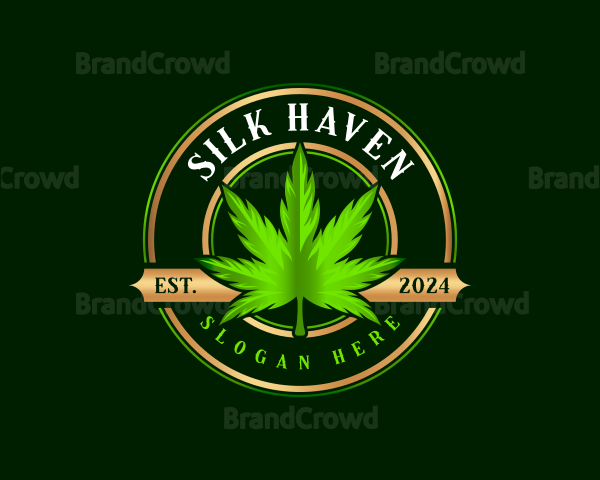 Premium Marijuana Leaf Logo