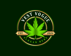 Premium Marijuana Leaf Logo