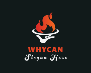 Flame Restaurant Dining Logo