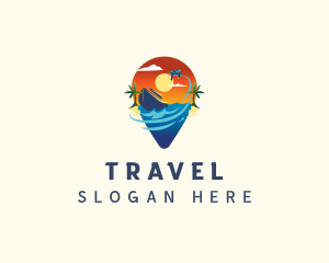 Travel Cruise Getaway logo design