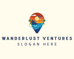 Travel Cruise Getaway logo design