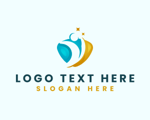 Human Resources - Human Leader Coaching logo design