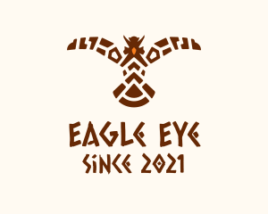 Tribal Eagle Bird logo design