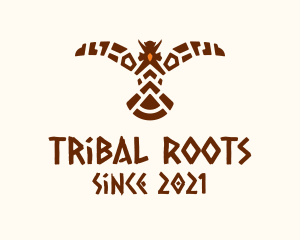 Tribal Eagle Bird logo design