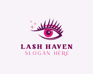 Beautician Eyelash Cosmetics logo design