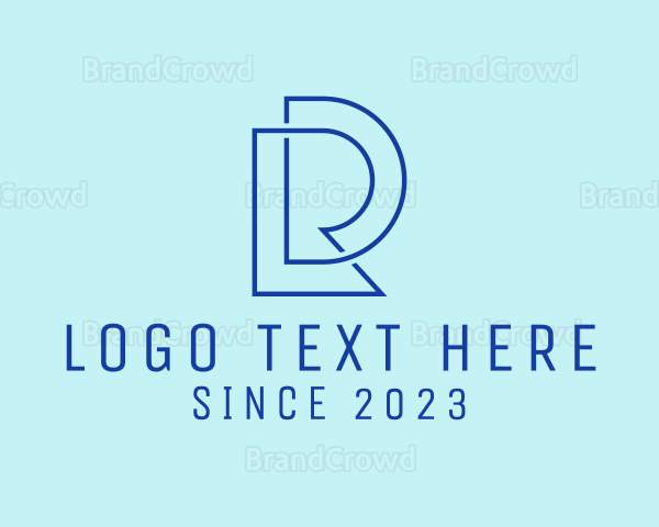 Simple Minimal Digital Tech Logo